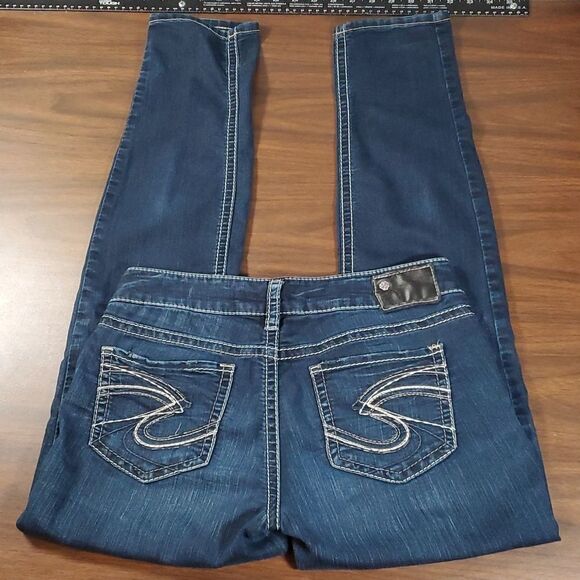 Silver Suki Mid Super‎ Stretch Skinny Jeans Denim W29/L31 - Picture 7 of 16